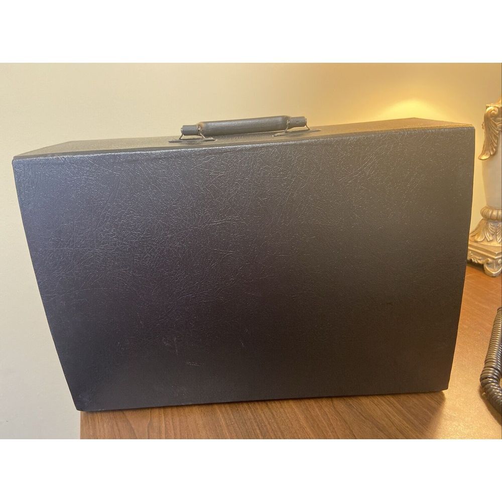 Vintage Portable Expanding File Box WILSON JONES Paper File Accordion 23576 - Picture 3 of 8